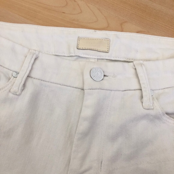 MOTHER White The Looker Ankle Crop Skinny Pants - Picture 6 of 12